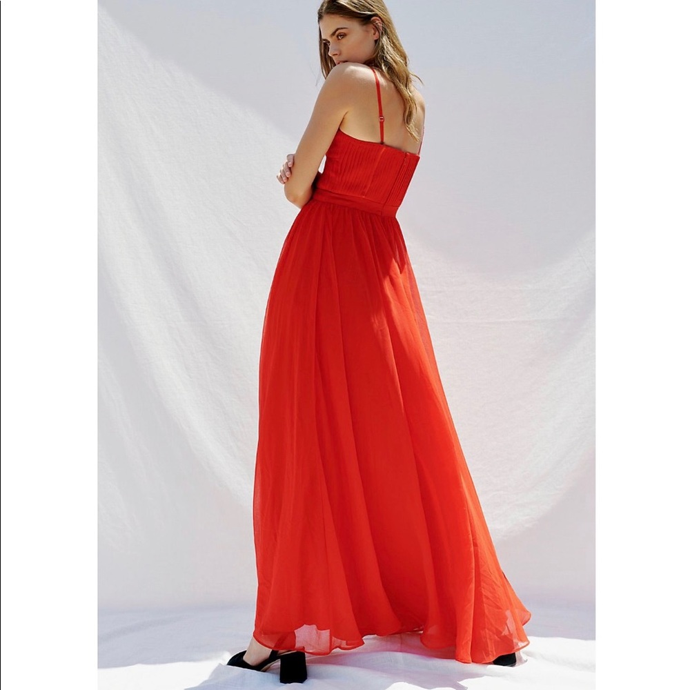 Free People Fame and Partners Maxi Dress Pleated - Picture 4 of 7